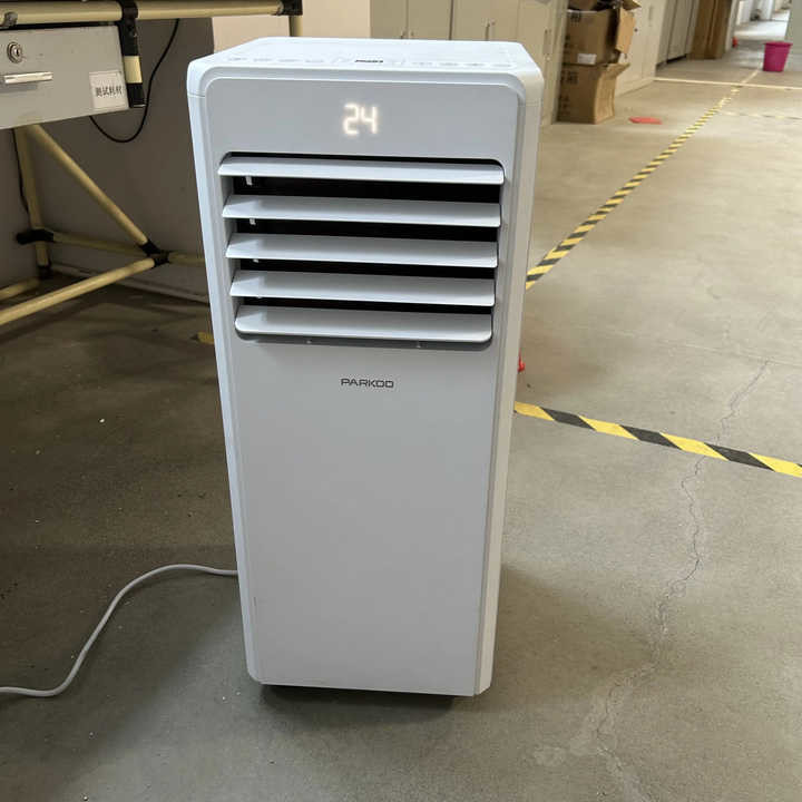 110V 115V 10000 BTU Düşük Gürültü Mobil Klima Sabit olmayan Hava Soğutucu Düğme Flicker Yumuşak Baskı Kontrol Panelli